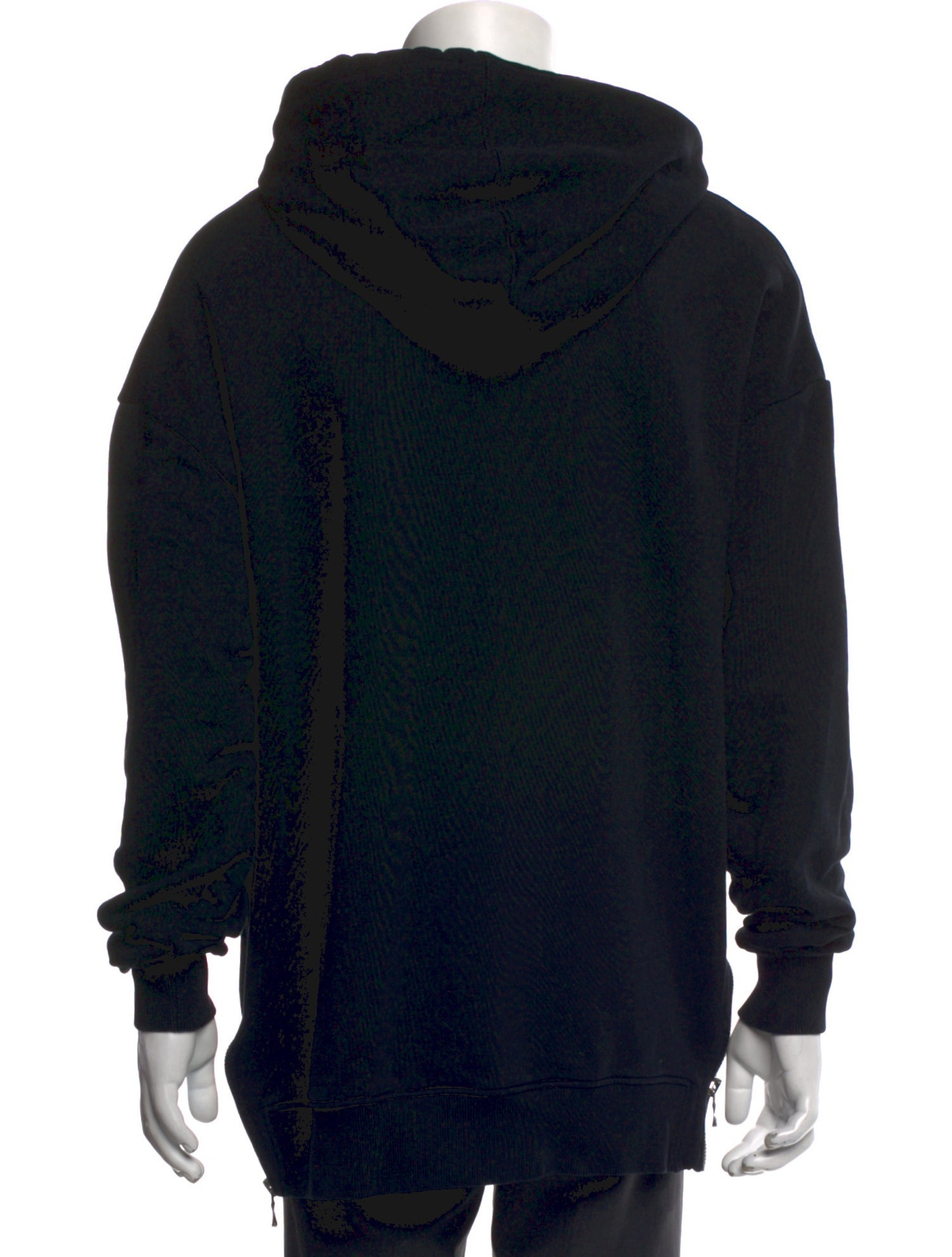 Balmain Graphic Print Crew Neck Hoodie